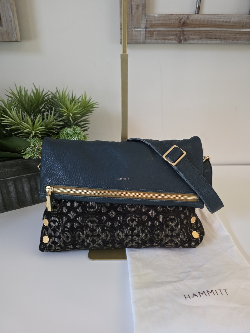 Hammitt VIP Large Antique Atelier Studded Leather Crossbody Special Edition - Picture 6 of 16